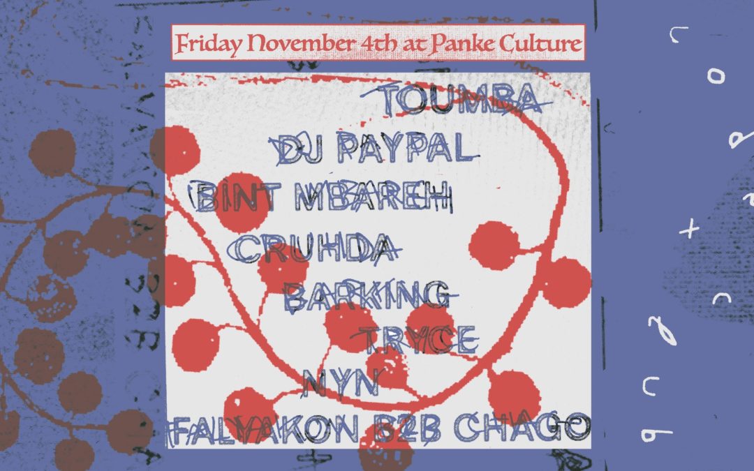 Codex Club: Toumba, Dj Paypal, Bint Mbareh, Cruhda, Barking, Tryce, NYN, Falyakon b2b Chago